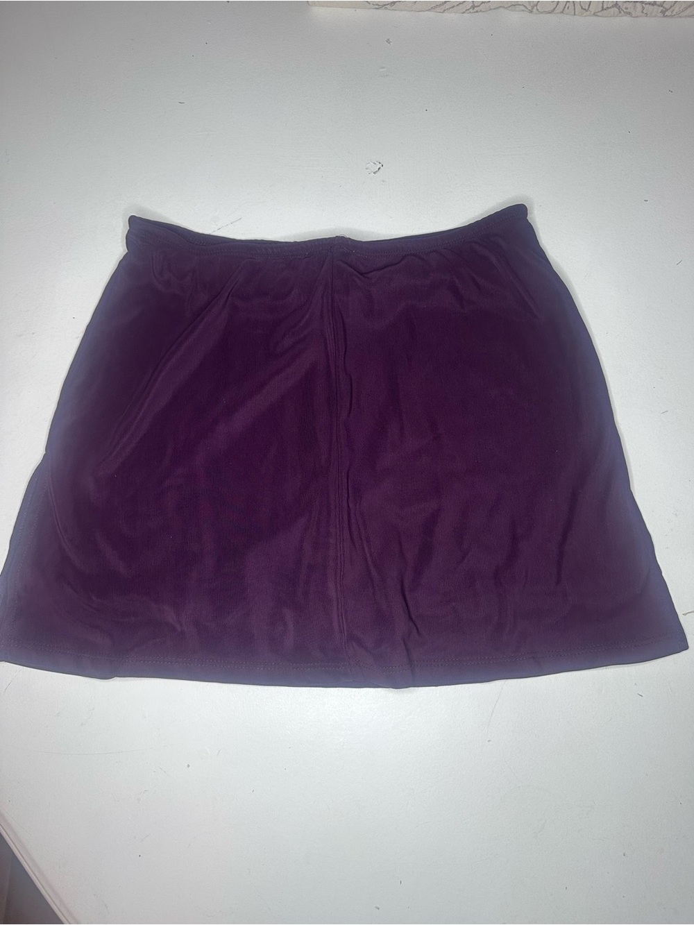 Vintage 90s Y2K Eye Candy Plum Purple Skort Skirt Built-In Shorts Sz S/M